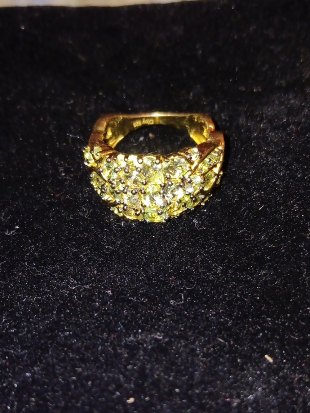 Green Garnet 925 Ring